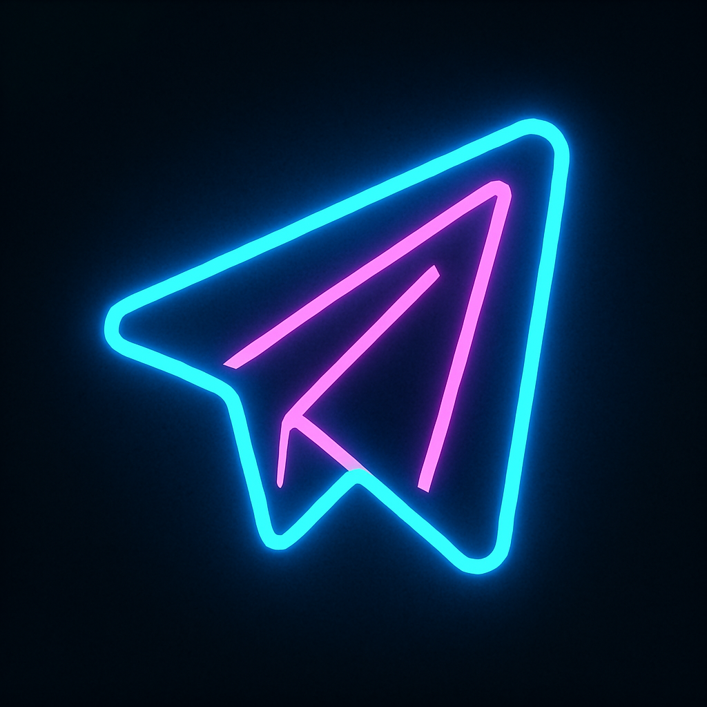 Ícone Telegram Cyberpunk